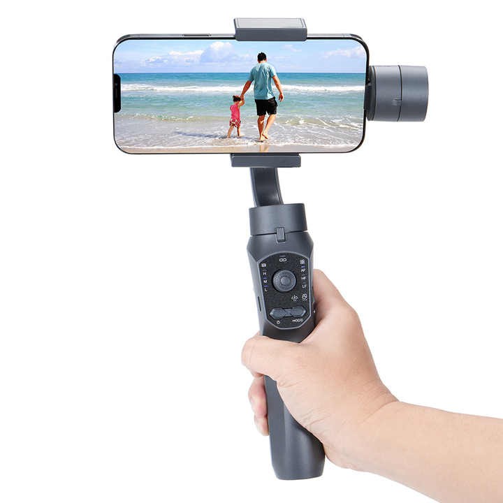 Smart Shooting 3 Axis Gimbal Stabilizer Phone Holder Selfie Stick for Different Mobile Phones Face Auto-tracking